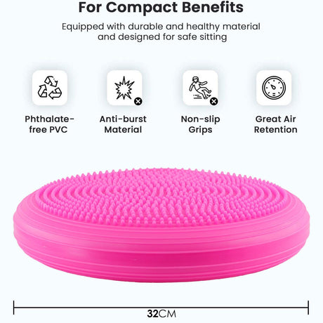 Inflatable Balance Cushion by GEEZY - UKBuyZone