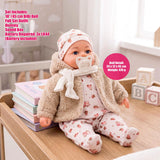 18" Bibi Girl Doll In Beige Coat
