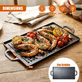 Cast Iron BBQ Griddle Plate