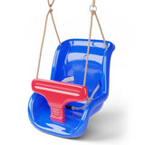 blue plastic baby swing - UKBuyZone