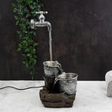 Water Tap Water Feature With Led Lights by GEEZY - UKBuyZone