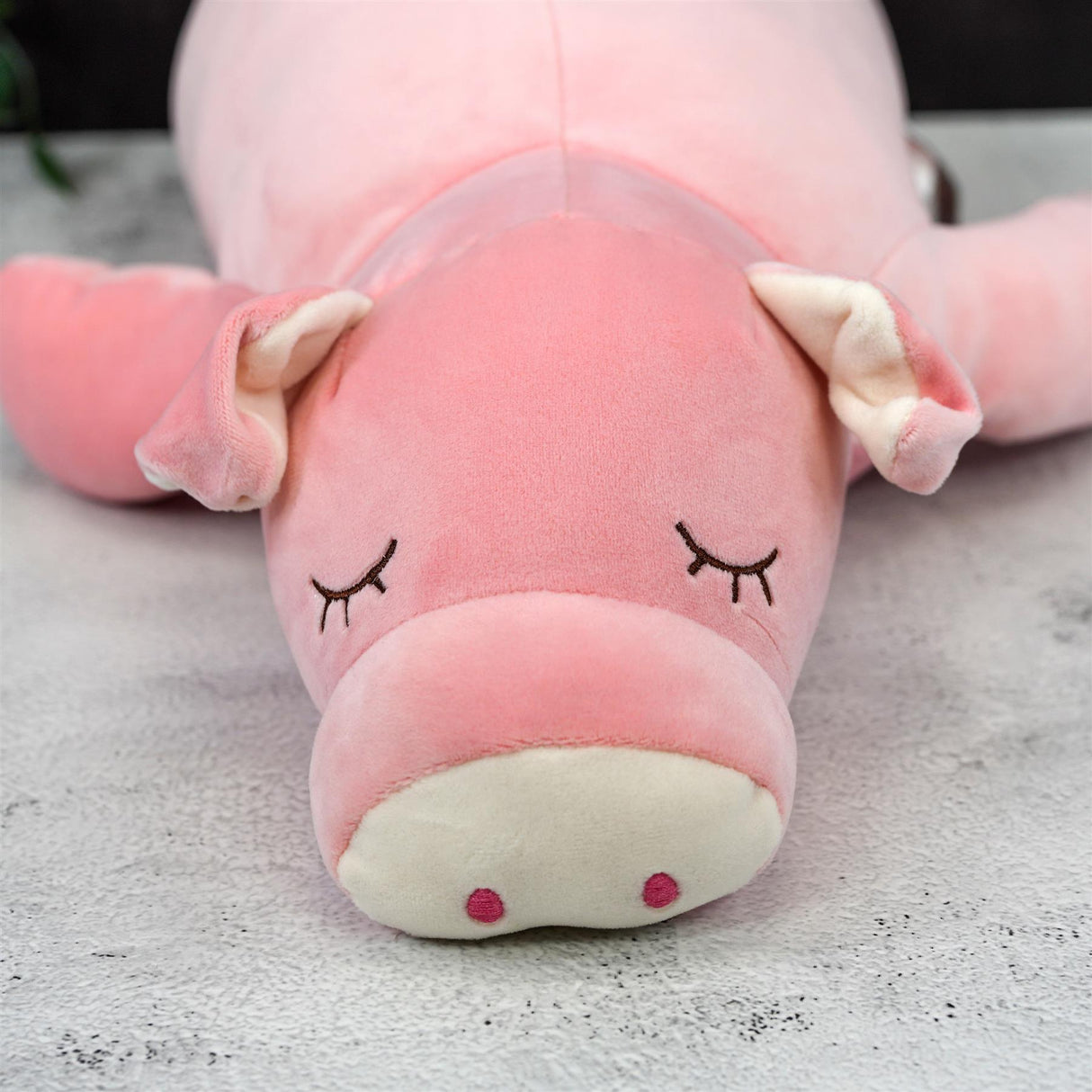 20” Super-Soft Pig Plush Pillow Toy by The Magic Toy Shop - UKBuyZone