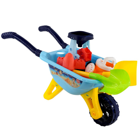 Children Sand and Water Beach Toys Mill, Wheelbarrow Accessories Playset by The Magic Toy Shop - UKBuyZone