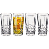 Set of 4 Tall Drinking Glasses