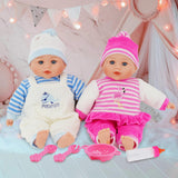 BiBi Twin Baby Dolls & Accessories (33 cm / 13")
