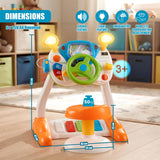 Freestanding Electronic Steering Wheel Driving Simulator Toy