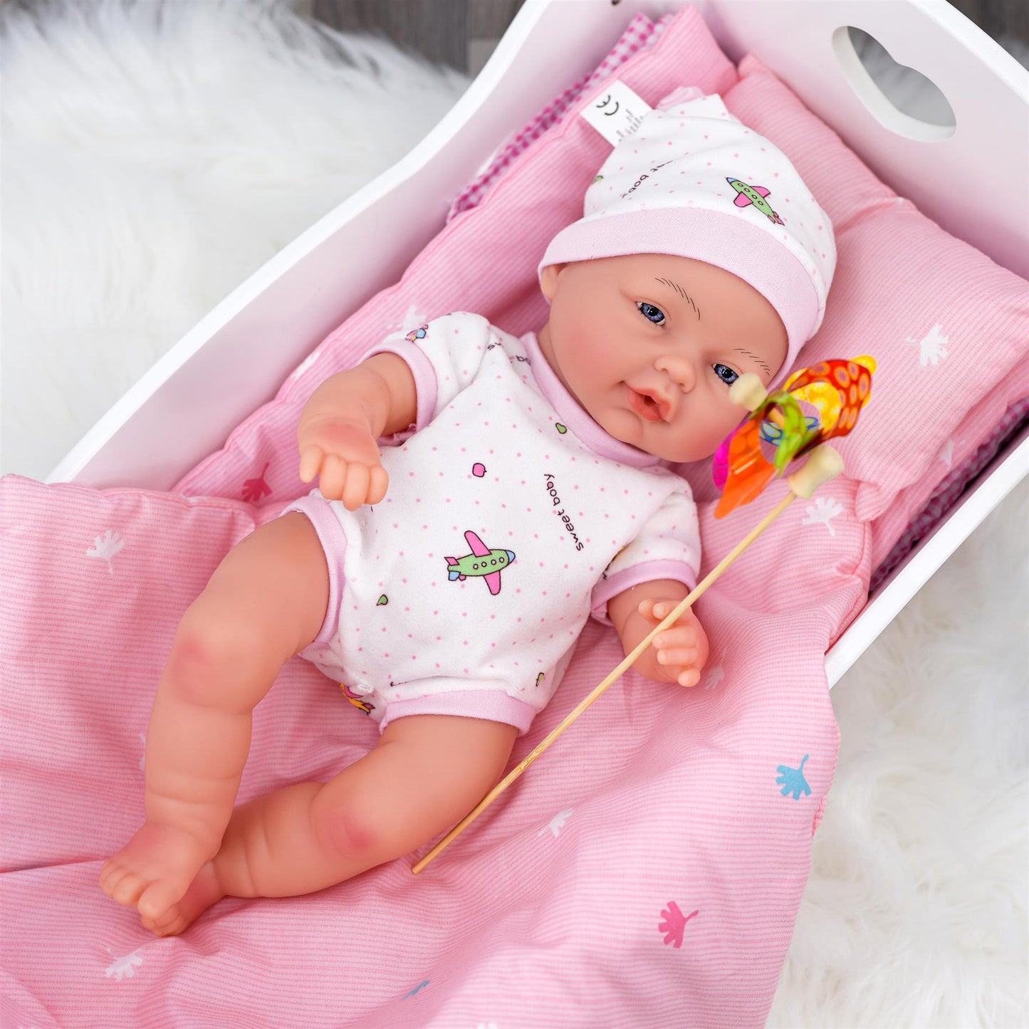 14" Realistic New Born Baby Girl Dolls by BiBi Doll - UKBuyZone
