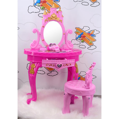 Princess Vanity Dressing Table & Stool Toy by The Magic Toy Shop - UKBuyZone