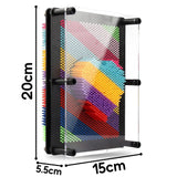 Rainbow 3D Plastic Pin Art