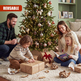 Natural Brown Christmas Tree Skirt 26"