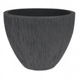 Large Anthracite Round Indoor Outdoor Flower Pot by GEEZY - UKBuyZone