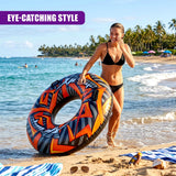 Inflatable Pool Ring 47" - Orange