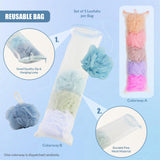 Body Loofah Set of 5 with Mesh Storage Bag by GEEZY - UKBuyZone