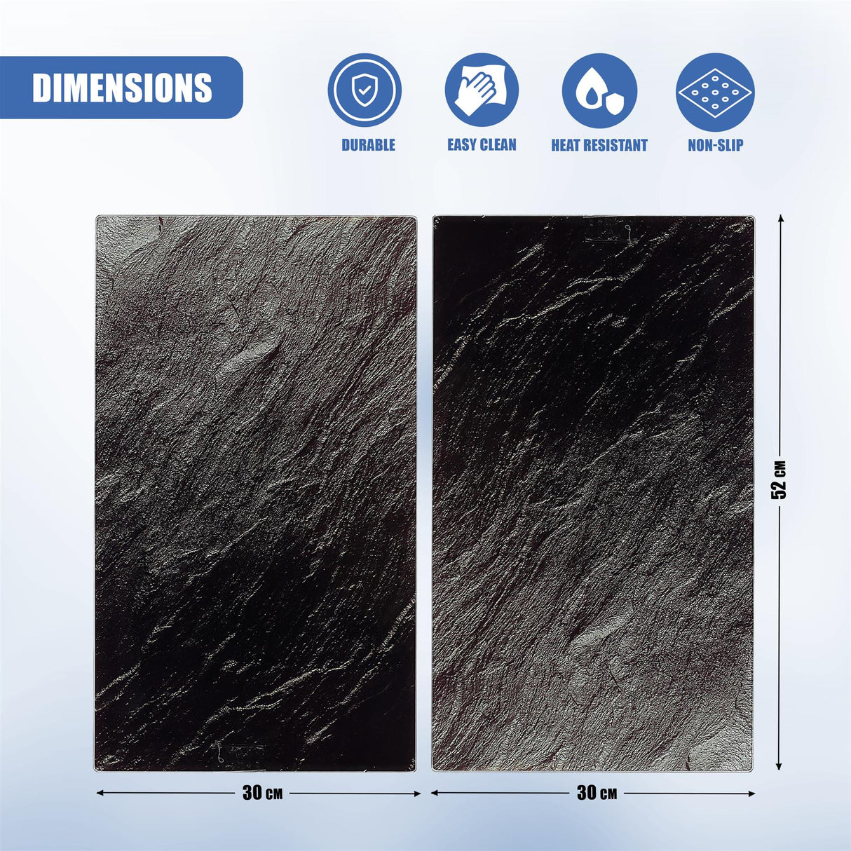 Stone Effect Glass Cutting Boards