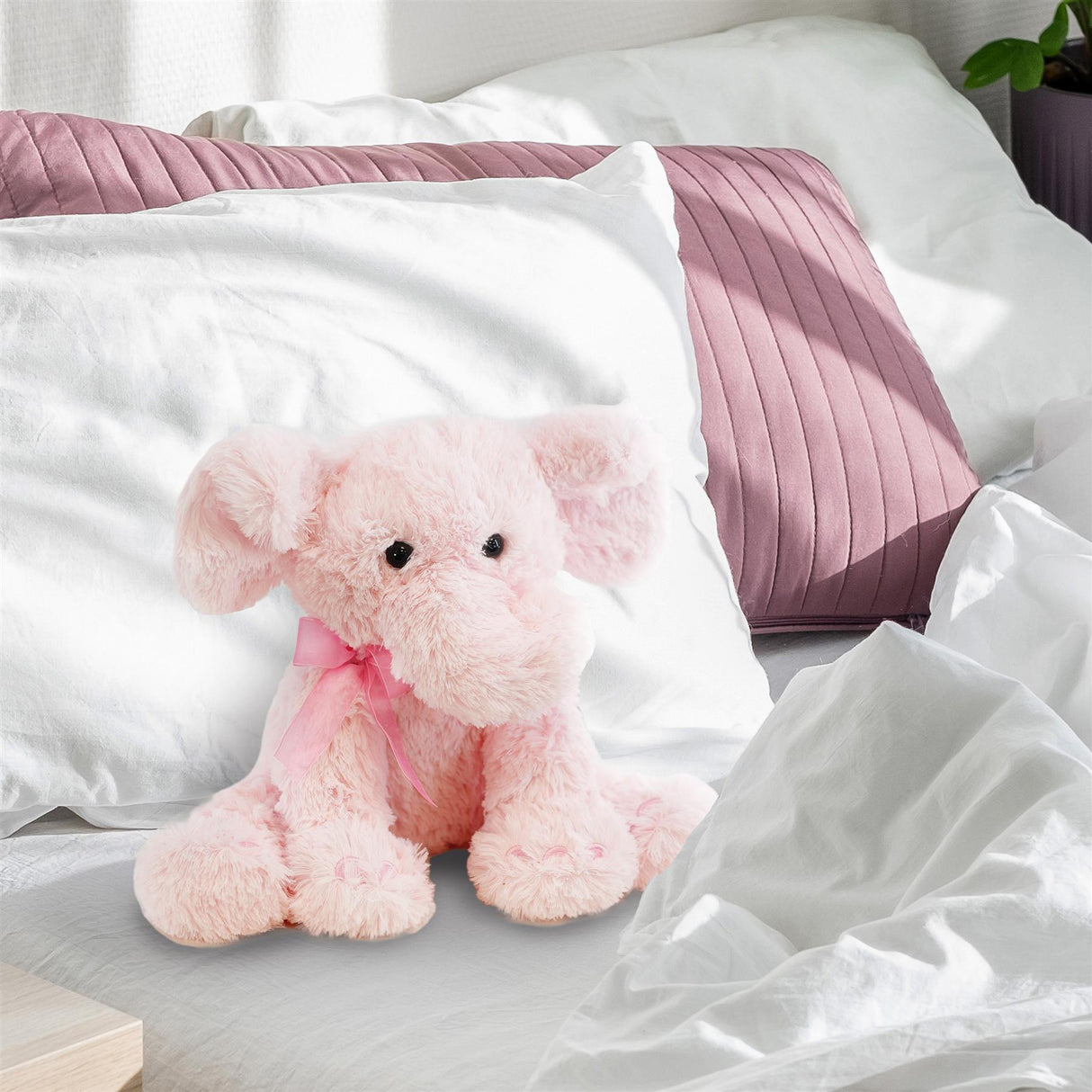 Pink Plush Elephant Soft Toys