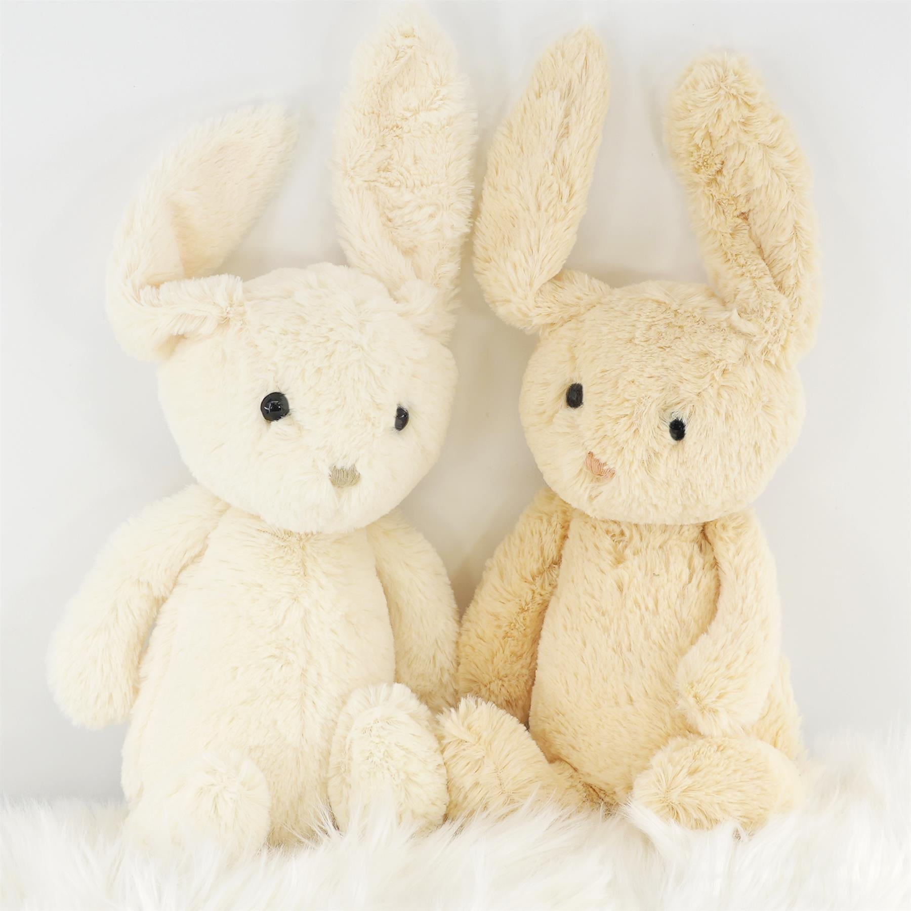 Plush Beige / Cream Bunny Rabbit by The Magic Toy Shop - UKBuyZone