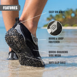 Grey Neoprene Aqua Shoes
