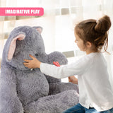 40" Jumbo Elephant Soft Toy by The Magic Toy Shop - UKBuyZone
