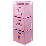 Kids Storage Cube Units, Unicorn Theme