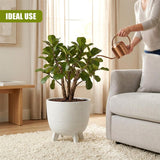 White Flower Pot with Legs, 39.5 cm
