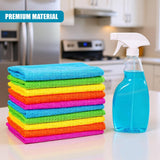 Set Of 10 Microfibre Cleaning Cloths