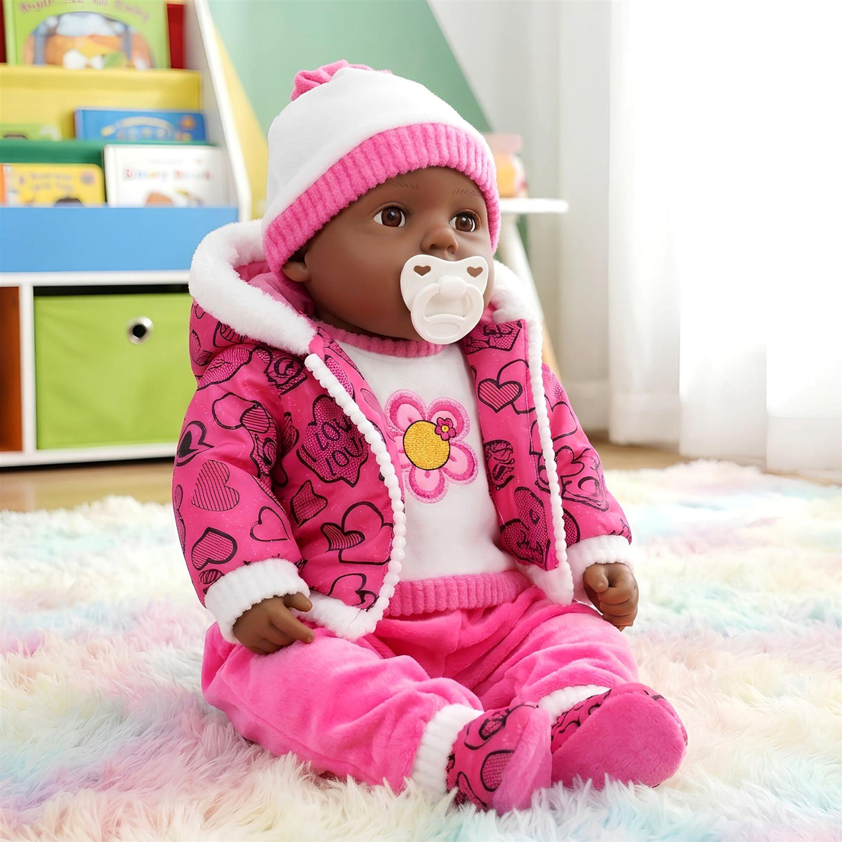 BiBi Black Baby Doll "Sparkle" (50 cm / 20")