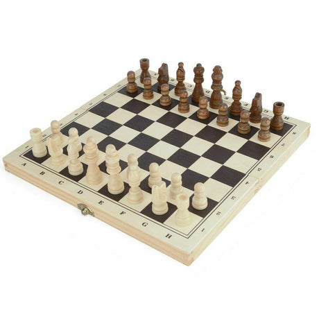 3 in 1 Wooden Compendium Board Game Set by The Magic Toy Shop - UKBuyZone