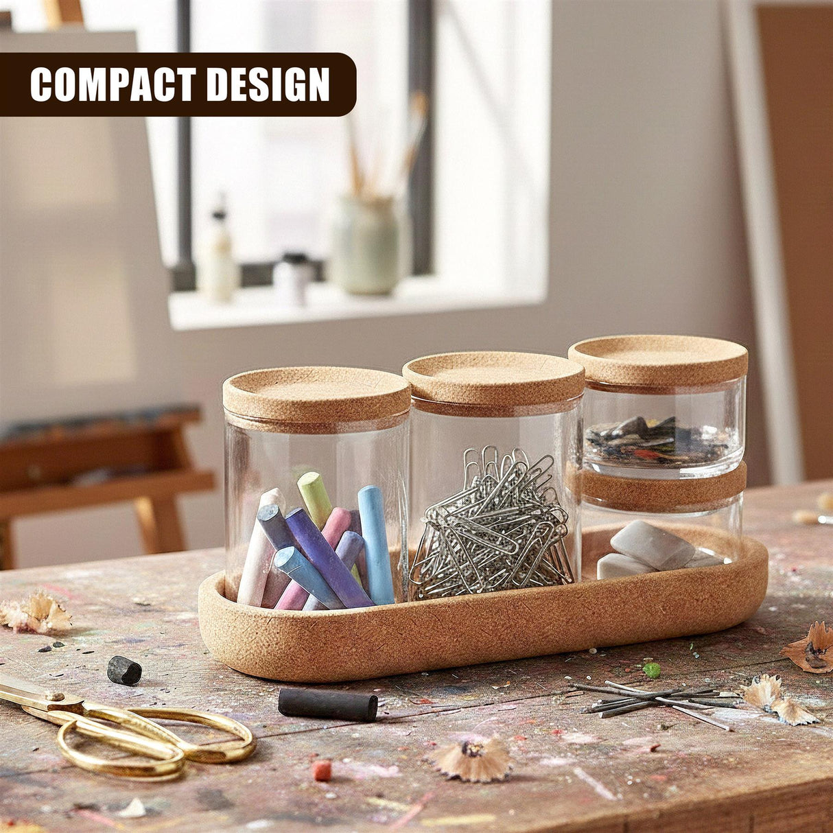 Makeup Organising Jar Set