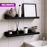 Black Shelf 45 cm Pack 2