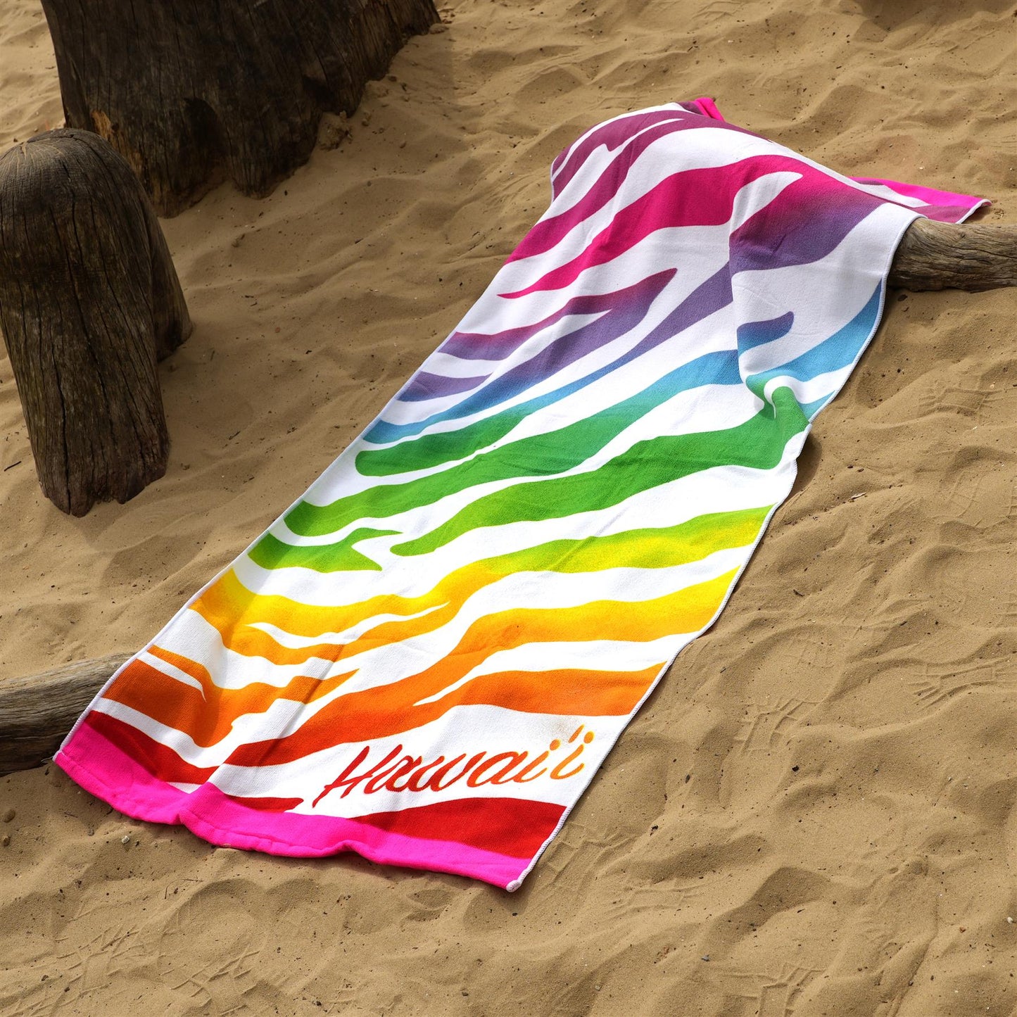 Beach Bath Towel Hawaii Design Microfibre Towel by GEEZY - UKBuyZone