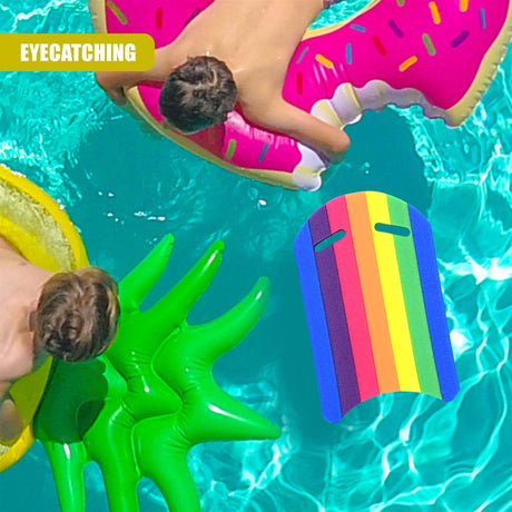 Rainbow Eva Foam Kickboard by Geezy - UKBuyZone
