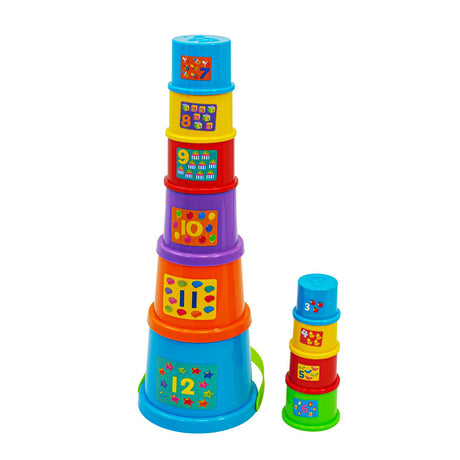 Gerry the Giraffe Shape Sorting Jumbo Stacking Cups by The Magic Toy Shop - UKBuyZone