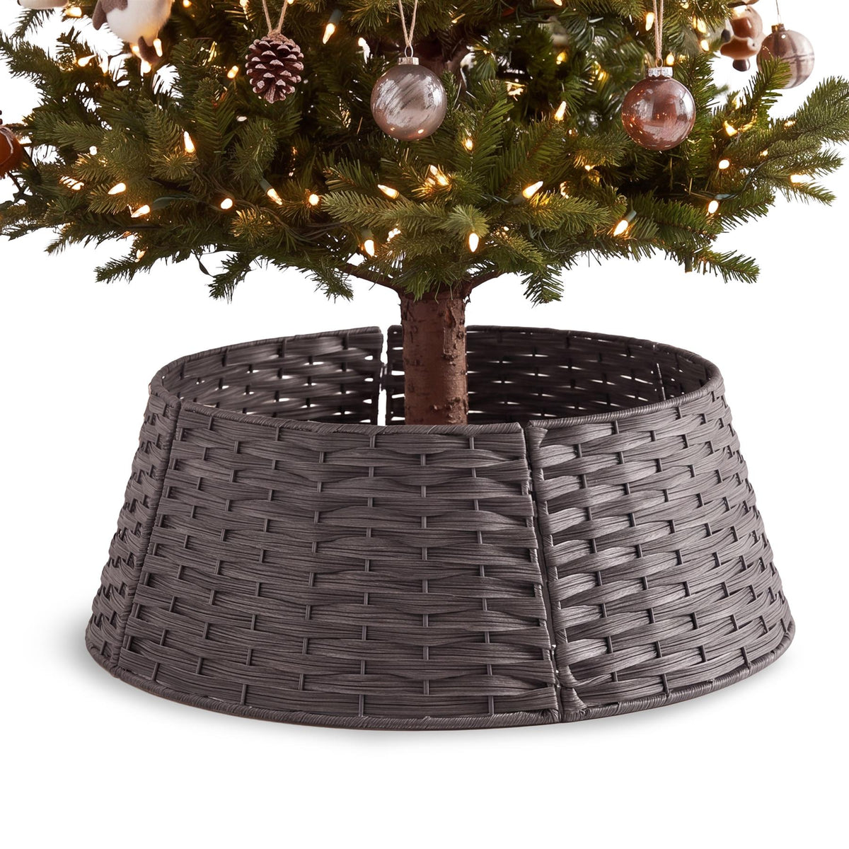 Brown Christmas Tree Skirt 26"