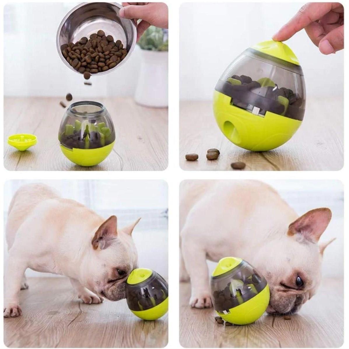 Interactive Dog Dispensing Ball Toy