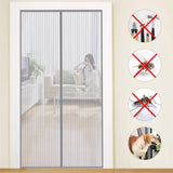 Magnetic Insect Door Screen Grey