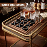 Wooden Noughts and Crosses Game