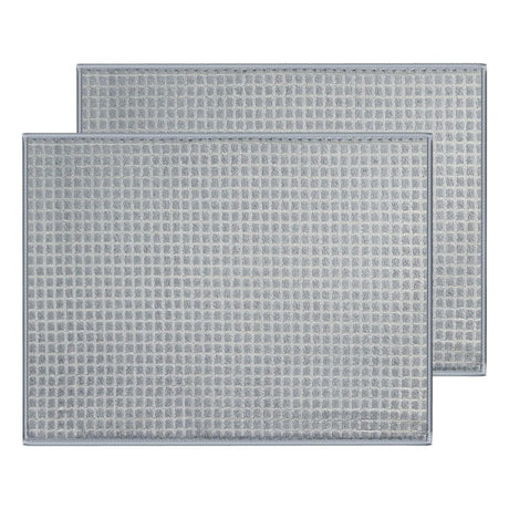 Microfibre Dish Drying Grey Mats Pack of 2 by GEEZY - UKBuyZone