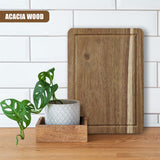 Acacia Chopping Board 28x20cm by GEEZY - UKBuyZone