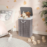 Grey Bamboo Laundry Hamper 72L