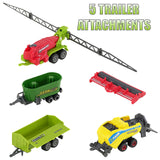 23 Piece Die Cast Farm Tractor & Animals Play Set