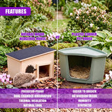 Wooden Hedgehog House