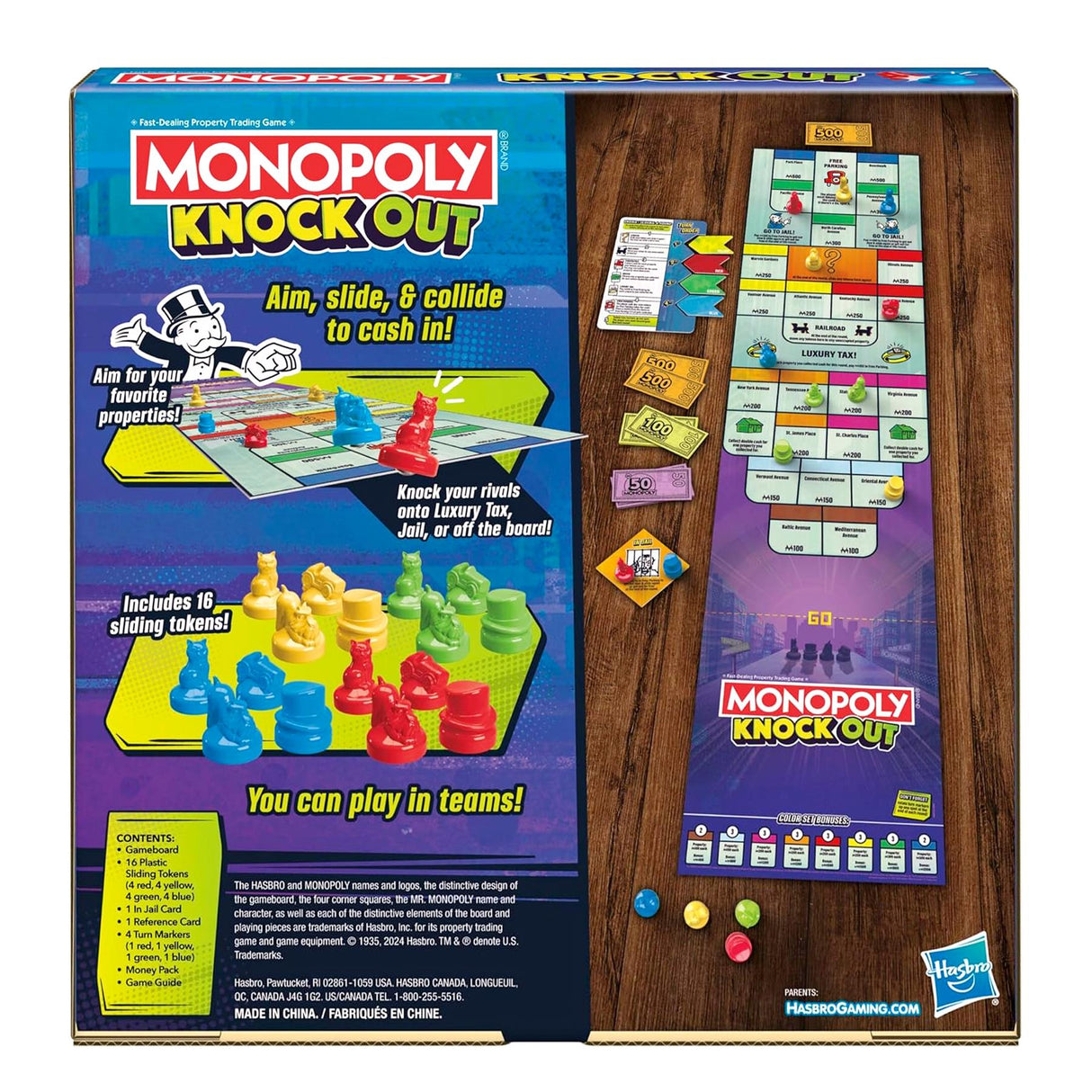 Monopoly Knockout Family Party Game