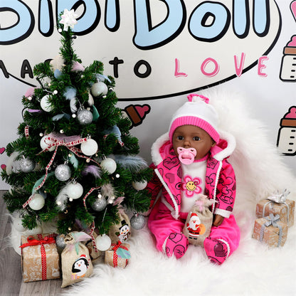 BiBi Black Baby Doll "Sparkle" (50 cm / 20") by BiBi Doll - UKBuyZone