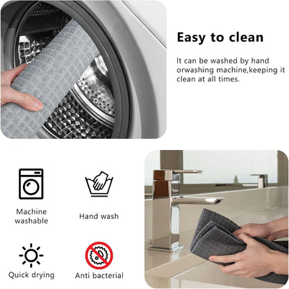 Microfibre Dish Drying Grey Mats Pack of 2 by GEEZY - UKBuyZone