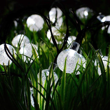 White Led String Lights In Crystal Balls Design by The Magic Toy Shop - UKBuyZone