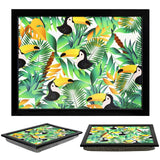 Tropical Lap Tray With Bean Bag Cushion