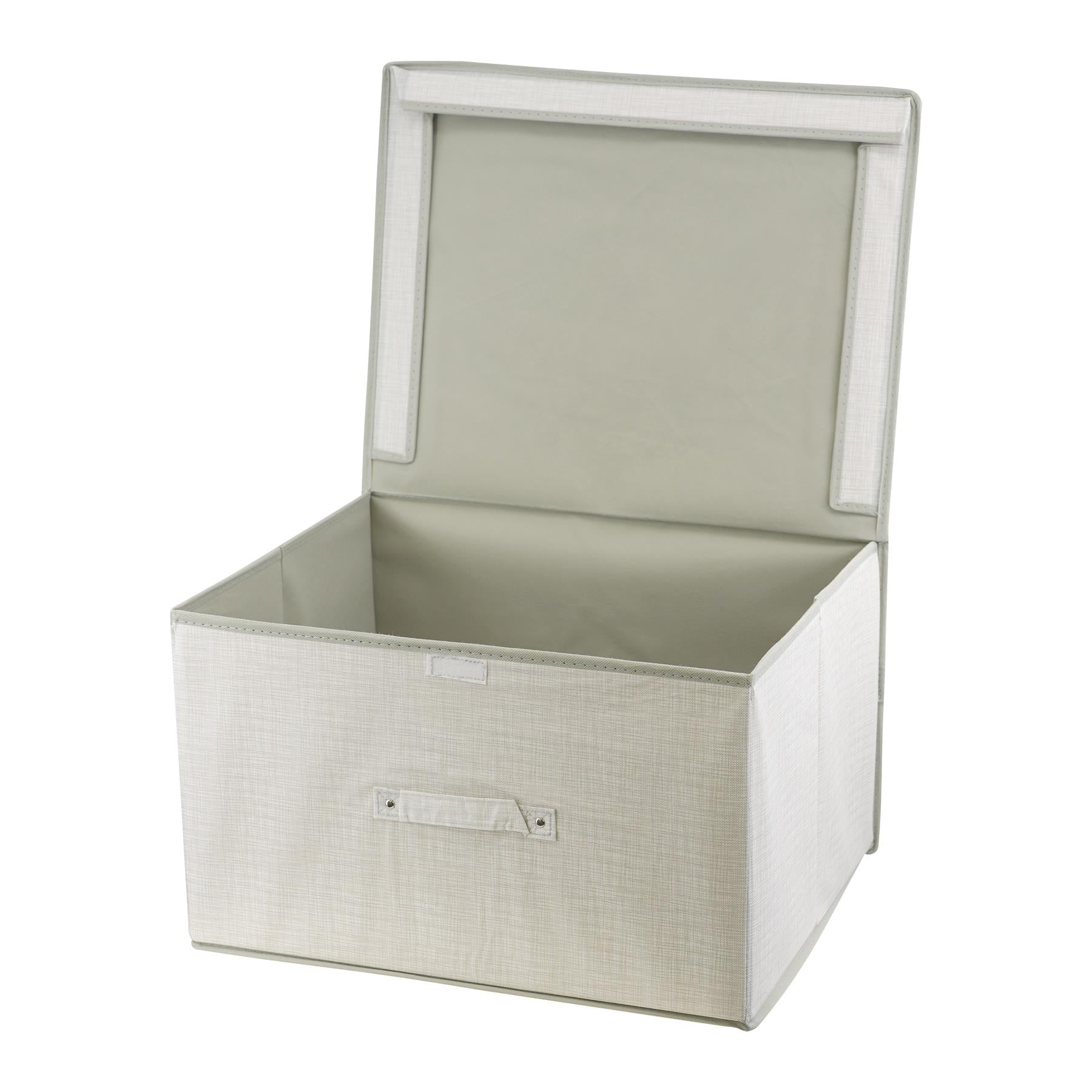 Linen Natural Large Storage Box by The Magic Toy Shop - UKBuyZone
