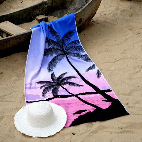 Sunset Design Large Towel by Geezy - UKBuyZone