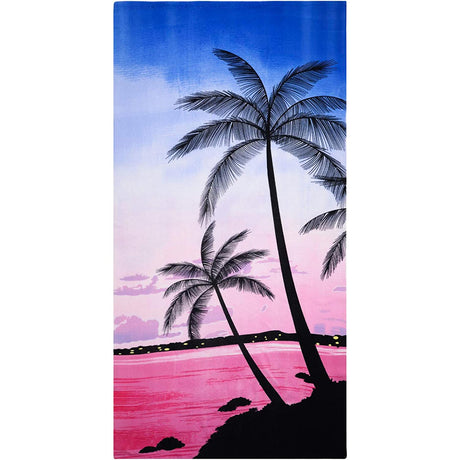 Sunset Design Large Towel by Geezy - UKBuyZone