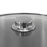 Induction Stockpot With Glass Lid - 14 ltr by GEEZY - UKBuyZone